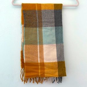 Fall Blanket Scarf - Plaid